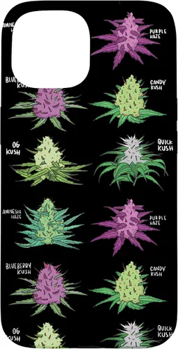Vista 6 de Weed Pattern Kind of Weed Pot Stoner Marihuana Cannabis Leaf Case para iPhone 17