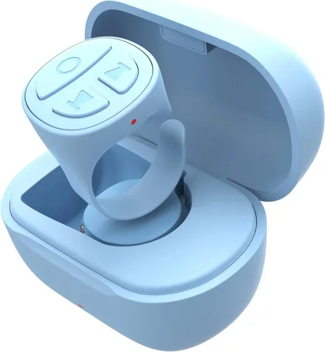 Vista 12 de Anillo de desplazamiento TikTok, control remoto de cámara Bluetooth, anillo de desplazamiento remoto para iPhone TIK Tok, Facebook, YouTube Rosa bebé