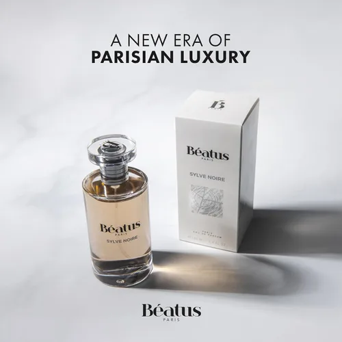 Vista 3 de Beatus Paris Sylve Noire - Colonia de lujo para hombres - Fragancia de larga duración con notas de bergamota, manzana verde, sándalo y aroma a