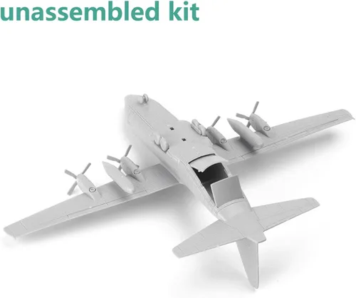 Vista 8 de Plástico US C-130 Hercules Transport Aircraft Modelo Modelo 1:144 Modelo Simulación Ciencia Exposición