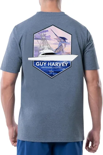 Vista 33 de Guy Harvey Camiseta de manga corta Threadcycled para hombre