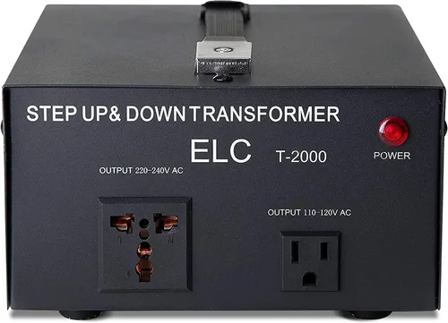 Vista 11 de ELC Serie T Transformador Convertidor de Voltaje de 1000+ Vatios - Paso Arriba/Abajo - 110 V a 220 V / 220 V a 110 V Convertidor de Potencia
