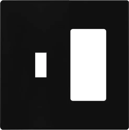 Vista 31 de ENERLITES - Placa de pared combinada para interruptor de palanca y enchufe decorativo, cubierta de acero inoxidable 201, resistente a la corrosión
