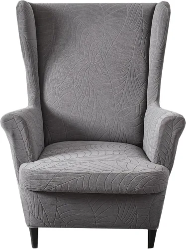 Vista 35 de HZDHCLH Fundas para silla de ala de 2 piezas, fundas de silla de ala de elastano elásticas para sillón del salón, fundas lavables para sofá