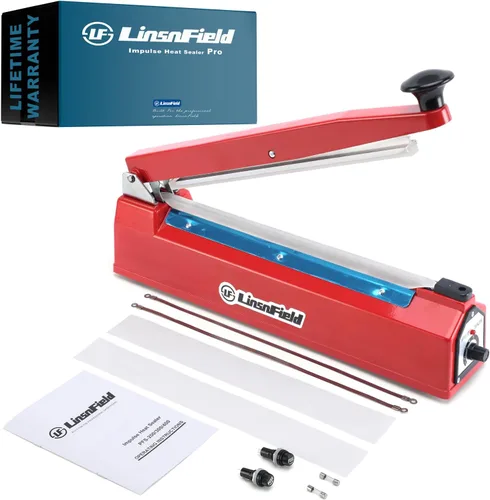 Vista 12 de Sellador Pro, Sellador de calor por impulso patentado de 8 pulgadas, Máquina de sellado de bolsas de polietileno de 2 mm de ancho de sellado, 2 kits
