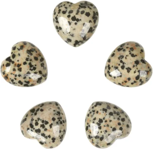 Vista 9 de Juego de piedras de amor de corazón de cuarzo rosa de cristal curativo natural, piedras preciosas pulidas para el pulgar de la palma de bolsillo