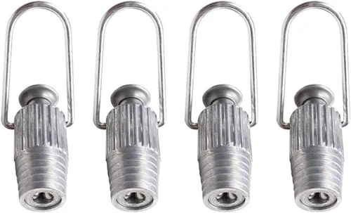 Vista 9 de Cabilock Tensor de cuerda de metal con resorte y rodamiento de bolas para polea de tensión ajustable y líneas fijas, herramienta de lavandería