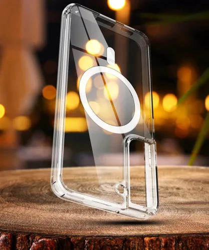 Vista 9 de ENCASED Funda transparente para Samsung Galaxy S22, funda magnética delgada compatible con Magsafe (S22)
