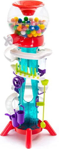 Vista 4 de Thames & Kosmos Gumball Machine Maker Lab - Máquina expendedora de bolas de chicle que hace trucos y acrobacias, instrucciones en 2 idiomas