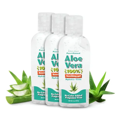 Vista 10 de Eden Dews Gel orgánico de aloe vera 100% puro y natural, hidratante, cuidado de la piel y el cabello, fabricado en Estados Unidos, sin perfume