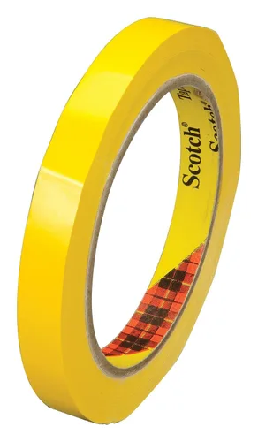Vista 3 de Scotch 3M Cinta de codificación de colores 690, negro, 1/2" x 72 yardas (0.472 in x 216.5 ft), ideal para codificación de colores y cierre