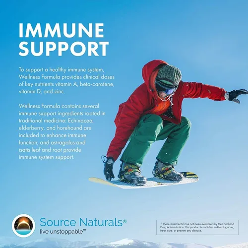 Vista 7 de Source Naturals Fórmula de Bienestar Vitaminas Bio-Alineadas y Defensa Herbal, SN1425, 1