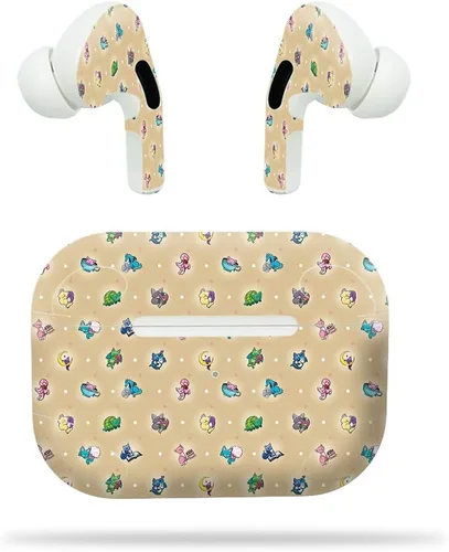 Vista 4 de MightySkins - Compatible con Apple Airpods Pro - Castle Unicorns, funda protectora de vinilo duradera y única, fácil de aplicar, quitar y cambiar