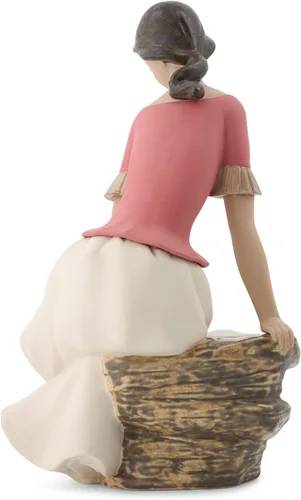 Vista 5 de NAO Reflexiones primaverales. figura de mujer de porcelana.