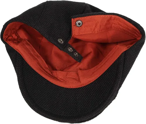 Vista 4 de WITHMOONS Ivy Cap MZ30038 - Gorra de paja de algodón similar al lino