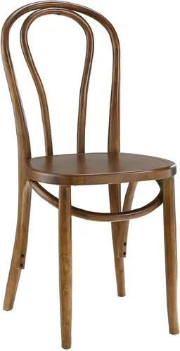 Vista 5 de Modway Eon - Silla de cocina y comedor de madera de olmo natural, color negro, totalmente montada
