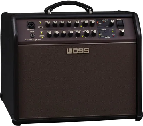 Vista 6 de Boss Acoustic Singer Pro Combo Acústico Bi-Amp de 120 Vatios con FX y Cable de Interconexión Balanceado Hosa TRS a TRS de 10 Pies