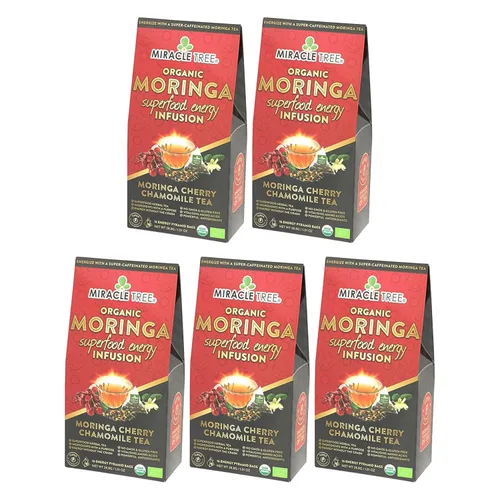 Vista 16 de Miracle Tree 's Energizing Moringa Infusion - Chai Mezcla súper cafeína Alternativa de café saludable, perfecta para concentrarse Certificado