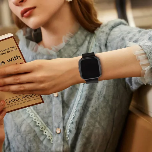 Vista 8 de Vanjua Correa de repuesto para Fitbit Versa 2, correa de repuesto para reloj inteligente Fitbit Versa 2 / Lite/SE