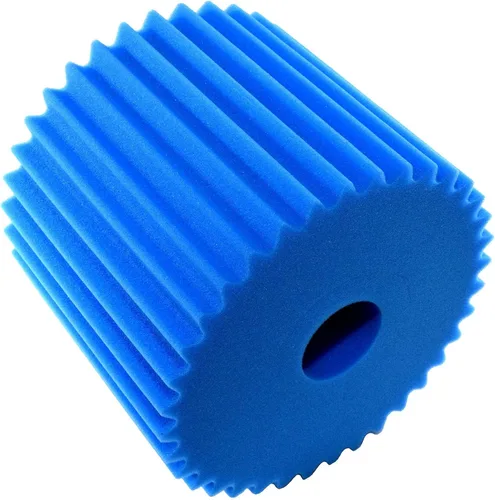 Vista 2 de HQRP Filtro de espuma azul (7" x 8 1/2") compatible con aspiradoras centrales Electrolux Aerus Centralux E130A E130B E130F E130G E130J 1590 1590A