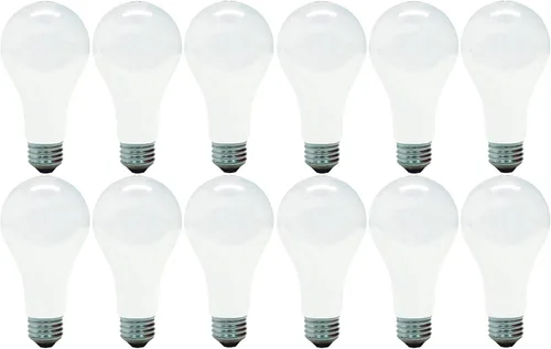 Vista 6 de GE Lighting 16069 - Bombilla brillante para lector (200 W, 3780 lúmenes, A21), transparente