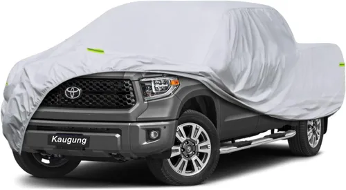 Vista 6 de Kaugung - Cubierta impermeable para camioneta, 7 capas resistentes, ajuste completo para Mitsubishi Raider 2006-2010, para todo clima, protección