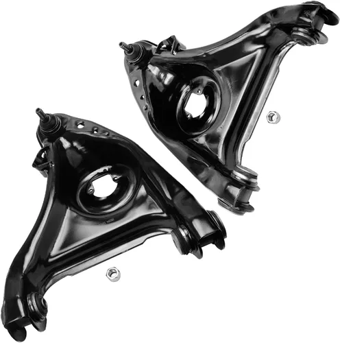 Vista 112 de Detroit Axle - 2 brazos de control delanteros para Volvo S60 V70 01-07, juego de 2 brazos de control inferiores 2001 2002 2003 2004 2005 2006 2007