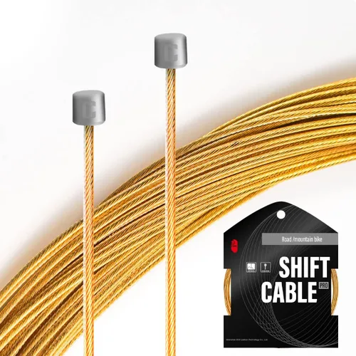 Vista 2 de CNC Pro Slick Cable de cambio de bicicleta pulido para Shimano/SRAM Bicicleta de montaña, bicicleta de carretera, cable de cambio de MTB 1.2X