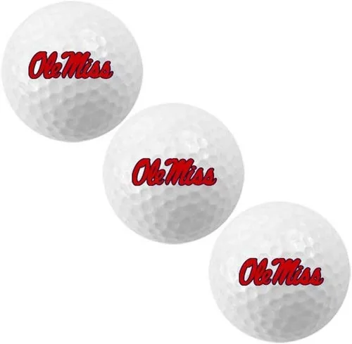 Vista 19 de Juego de 3 pelotas de golf universitarias