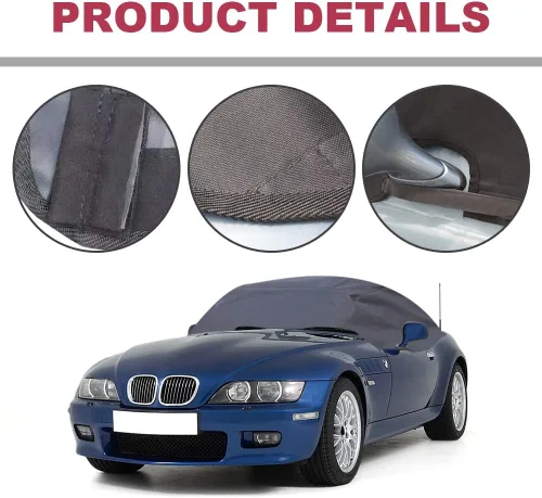 Vista 5 de Cubierta para techo blando compatible con BMW Z3, funda para capó de medio techo personalizada para proteger el techo blando