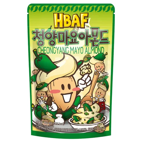 Vista 21 de [HBAF] Nuez de almendras crujientes de maíz horneado coreano Nutritivo y sin gluten Almuerzo para niños después de la escuela, trabajo, viaje