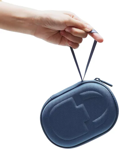 Vista 5 de LTGEM - Funda compatible con altavoz Bluetooth JBL Clip 4/5 Ultra portátil, impermeable, a prueba de polvo, color azul Estuche de viaje duro
