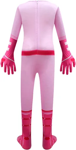 Vista 3 de ANUBHAVSHAALA Disfraz de princesa para niñas, overol de cosplay de 4 a 10 años
