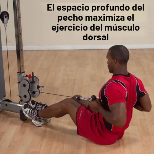 Vista 2 de Body-Solid Pro-Grip Multi Bar Cable Machine Attachment