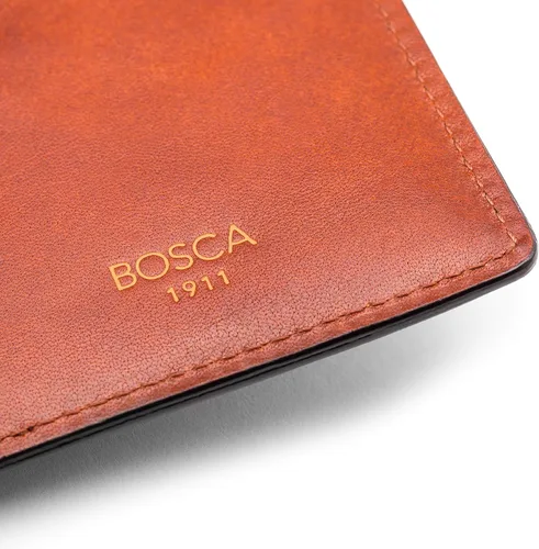 Vista 7 de Bosca - Cartera de piel italiana con cierre magnético para hombre