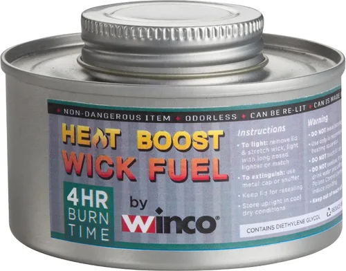 Vista 5 de Winco Latas de combustible reutilizables de 6 horas de combustión