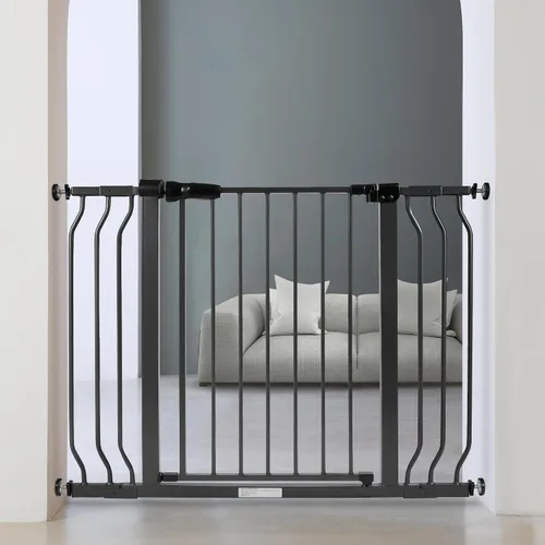 Vista 12 de BalanceFrom - Puerta de seguridad para bebés fácil de caminar, se adapta a aberturas de 29.1 a 33.8 pulgadas
