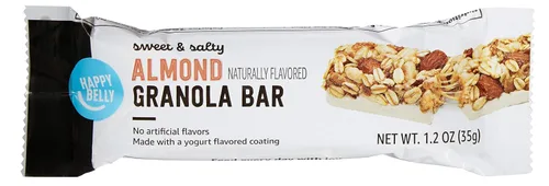Vista 4 de Marca Amazon – Happy Belly Sweet & Salty, barras de granola de almendra, 1.2 onzas, 6