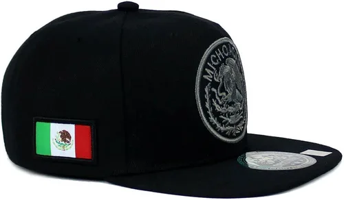 Vista 3 de Gorra de béisbol con logotipo federal del estado de México bordada con tapa plana