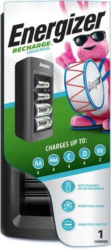 Vista 10 de Energizer Pilas recargables C, Batería recargable C precargada, 2