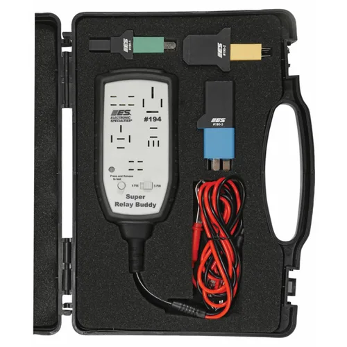 Vista 2 de Kit Relay Buddy Super Pro, Cromo, Verde/Rojo/Amarillo