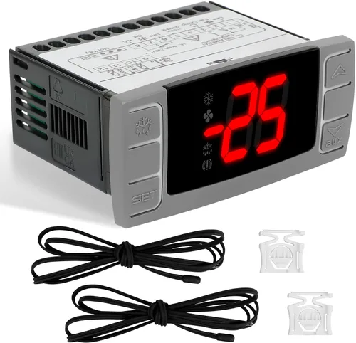 Vista 13 de Controlador de temperatura digital con sonda de sensor, OE: PJEZS0H100 Para refrigeradores/congeladores, termostato digital con sonda de sensor