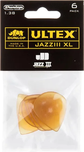 Vista 4 de Jim Dunlop Ultex® Jazz III XL Pick 1.38MM - Paquete de 6