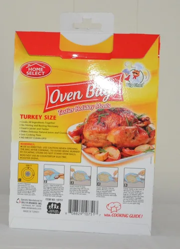 Vista 2 de Home Select Bolsas de horno Big Check Turquía tamaño 2 bolsas