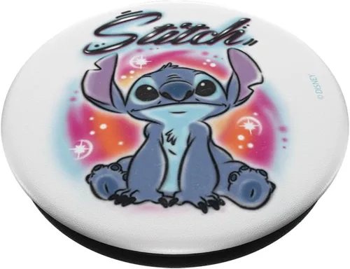 Vista 2 de Disney Lilo & Stitch Airbrush Portrait PopSockets PopGrip: agarre intercambiable para teléfonos y tabletas