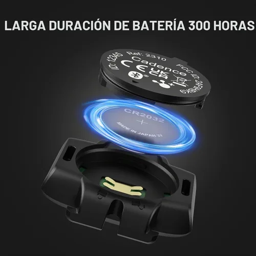 Vista 6 de COOSPO Speed/Cadence Sensor BK9 for Indoor/Outdoor Cycling, Bluetooth 5.0 ANT+ Wireless Cycling RPM Cadence Speed Sensor Cadencia BK9C
