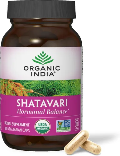 Vista 8 de India Orgánica Shatavari, 90 V-caps, OI-SC60, 1, 1