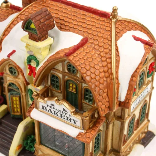 Vista 6 de Lemax Pueblo Navideño Devaneys Bakery Funciona con Pilas LED - 35793