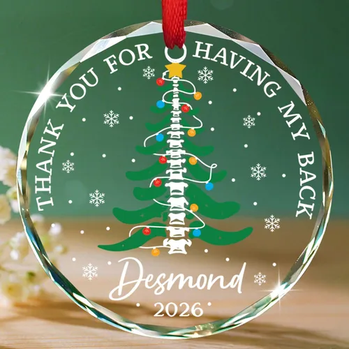 Vista 16 de Un médico verdaderamente asombroso es difícil de encontrar Adornos de vidrio, Adorno de Navidad personalizado de agradecimiento al médico 2025