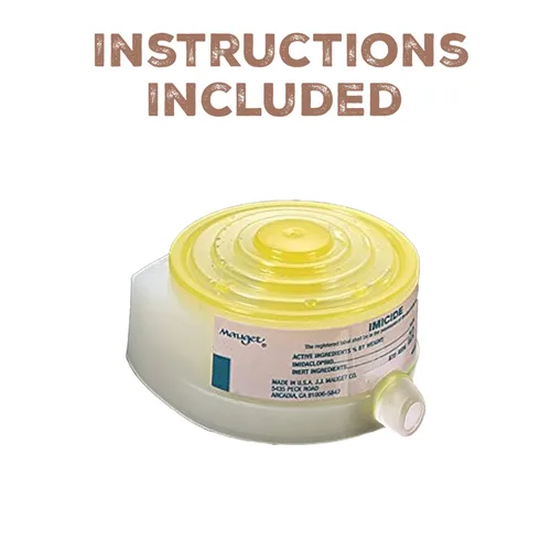 Vista 3 de Mauget Imicida 0.1 fl oz, Insecticida, Insecticida, Contiene Imidacloprid 10%, Paquete de 24 cápsulas